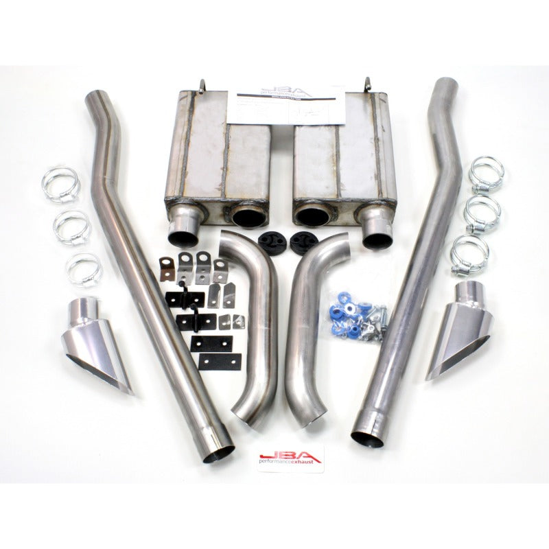 JBA 65-70 Ford Mustang 260-428 409SS Eleanor Style Dual Side Header Back Exhaust - DTX Performance