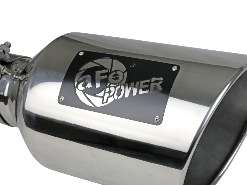 aFe Power MACH Force-Xp 304 Stainless Steel Clamp-on Exhaust Tip - Polished - DTX Performance