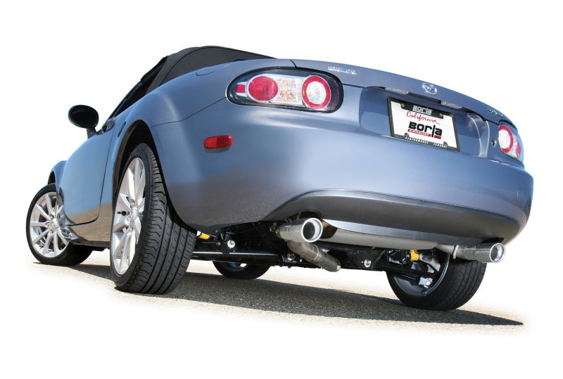 Borla 06-14 Mazda MX-5 Miata 2.0L RWD Twin-Tip Cat Back Exhaust - DTX Performance