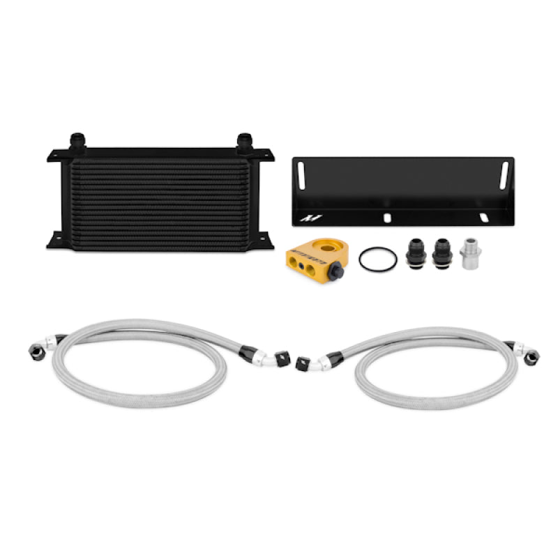 Mishimoto 79-93 Ford Mustang 5.0L Oil Cooler Kit - Silver - DTX Performance