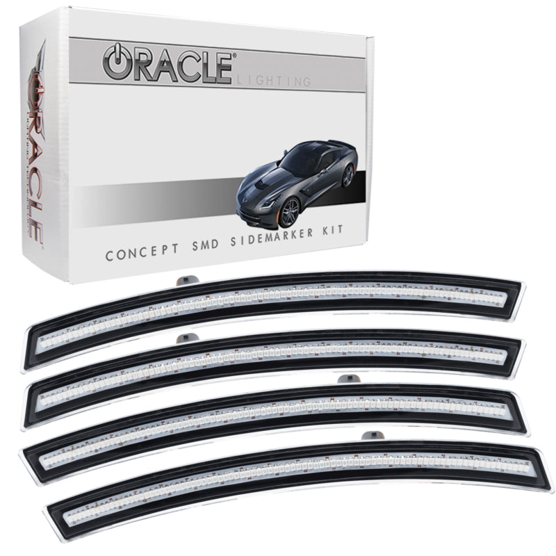 Oracle Chevrolet Corvette C7 Concept Sidemarker Set - Clear - No Paint - DTX Performance