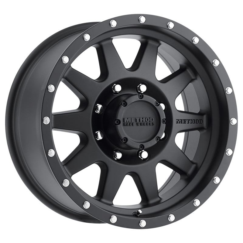 Method MR301 The Standard 20x9 +18mm Offset 8x6.5 130.81mm CB Matte Black Wheel - DTX Performance