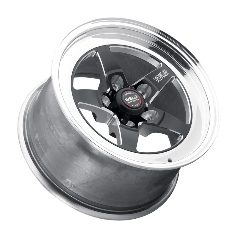 Weld S71 15x11.33 / 5x4.5 BP / 4.5in. BS Black Wheel (Medium Pad) - Non-Beadlock - DTX Performance