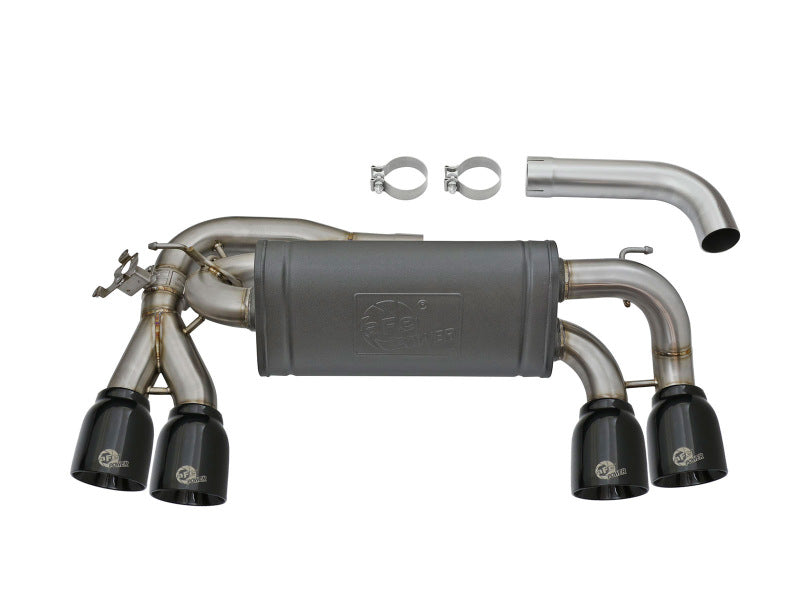 aFe MACHForce XP 3in - 2 1/2in Axle Back 304SS Exhaust w/ Black Tips 16-17 BMW M2 (f87) - DTX Performance