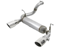 Load image into Gallery viewer, aFe Rebel Series 2.5in 409 SS Axle-Back Exhaust w/ Polished Tips 2018+ Jeep Wrangler (JL) V6 3.6L - DTX Performance