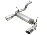 aFe Rebel Series 2.5in 409 SS Axle-Back Exhaust w/ Polished Tips 2018+ Jeep Wrangler (JL) V6 3.6L