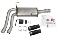 Load image into Gallery viewer, aFe Rebel Series CB Middle-Side Exit SS Exhaust w/ Black Tips 09-16 GM Silverado/Sierra V6/V8 - DTX Performance