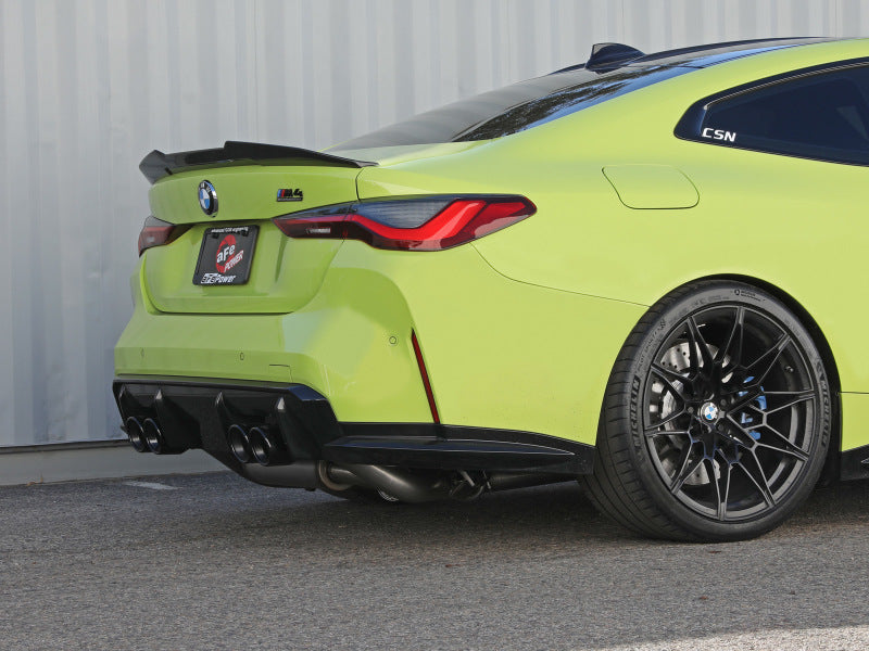 aFe MACHForce XP Exhausts Cat-Back SS 21 BMW M2 Competition L6-3.0L w/Black Tips - DTX Performance