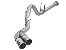 Load image into Gallery viewer, aFe Rebel XD 4in SS Down-Pipe Back Exhaust w/Dual Polished Tips 17-18 Ford Diesel Trucks V8-6.7L(td) - DTX Performance