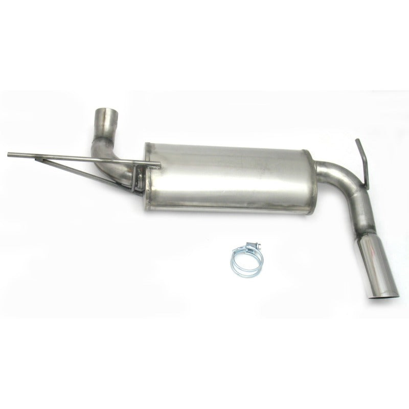 JBA 07-18 Jeep Wrangler JK 3.8L/3.6L 409SS Single Rear Exit Axle Back Exhaust - DTX Performance