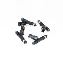 Load image into Gallery viewer, DeatschWerks 85-98 Volvo 240/740/940 Red Block 650cc Injectors - Set  of 4 - DTX Performance