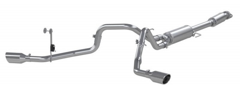 MBRP 2021+ Ford F-150 5.0L/3.5L/ 2.7L Ecoboost 3in Cat Back 2.5in Dual Split Exit T409 Exhaust - DTX Performance