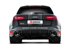 Load image into Gallery viewer, Akrapovic 14-17 Audi RS6 Avant (C7) Evolution Line Cat Back (Titanium) w/ Carbon Tips - DTX Performance