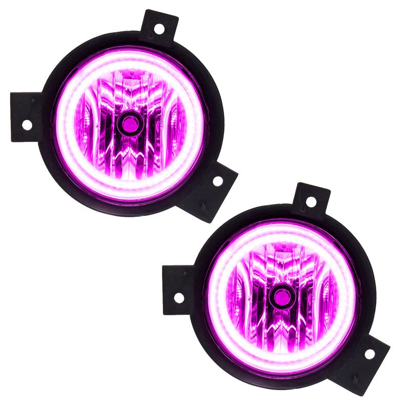 Oracle Lighting 01-03 Ford Ranger Pre-Assembled LED Halo Fog Lights -Pink - DTX Performance