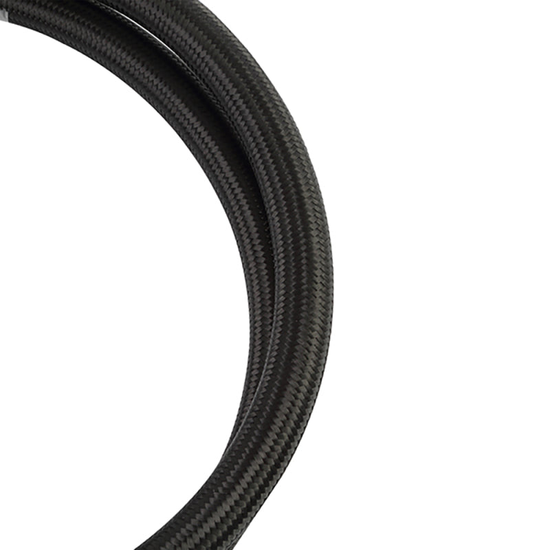 Mishimoto 3Ft Stainless Steel Braided Hose w/ -6AN Fittings - Black - DTX Performance