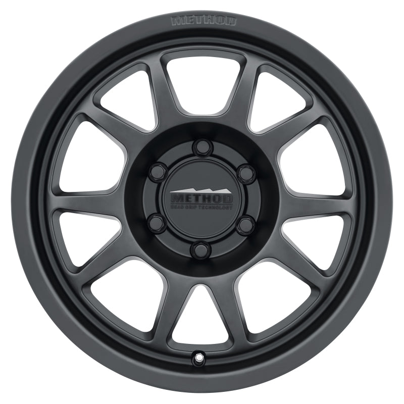 Method MR702 17x7.5 +50mm Offset 6x130 84.1mm CB Matte Black Wheel - DTX Performance