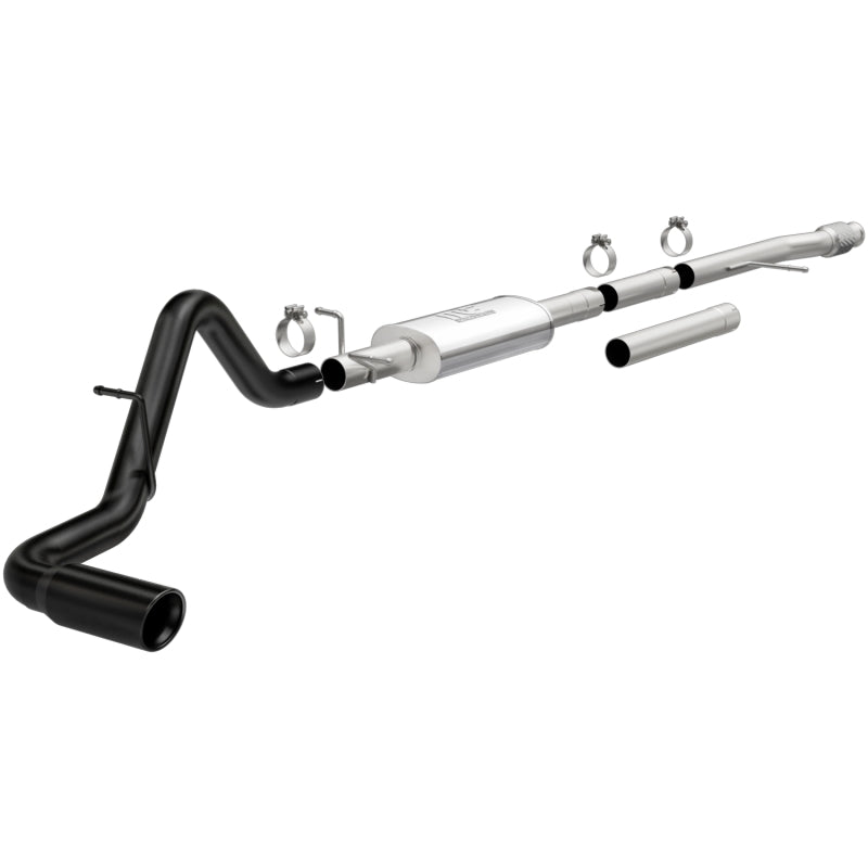 MagnaFlow 2019 Chevy Silverado 1500 V8 5.3L / V6 4.3L Street Series Cat-Back Exhaust w/ Black Tip - DTX Performance