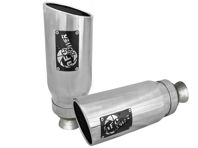 aFe MACH Force-XP 4-1/2in Steel OE Replacement Exhaust Tips - 2021+ Dodge Ram (5.7L V8) - Polished - DTX Performance