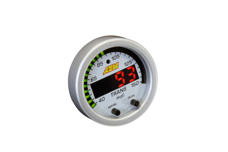 AEM X-Series Temperature 100-300F Gauge Kit (ONLY Black Bezel and Water Temp. Faceplate) - DTX Performance