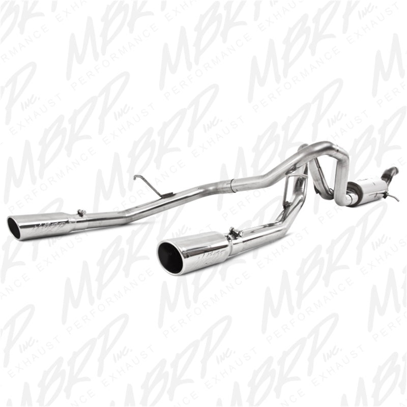 MBRP 09-11 Chev/GMC Colorado/Canyon 5.3L V8 EC/CC-SB Cat Back Dual Split Rear Exit T409 - DTX Performance