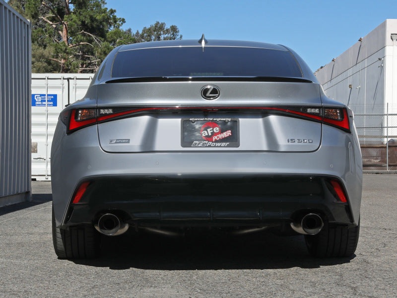 aFe Lexus IS350 14-22 V6-3.5L Takeda Axle-Back Exhaust System- Polished Tip - DTX Performance