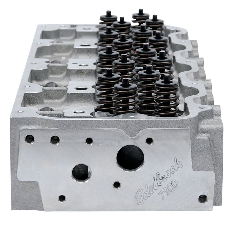 Edelbrock Cylinder Head 01-04 Chevy LB7 Duramax Diesel V8 6.6L Single Complete - DTX Performance