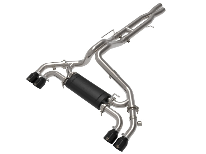 aFe Vulcan Series 2.5in 304SS Cat-Back Exhaust 2021+ Jeep Wrangler 392 6.4L w/ Black Tips - DTX Performance