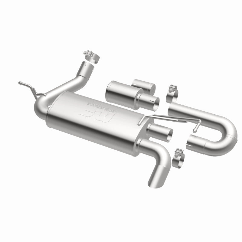 MagnaFlow 07-18 Jeep Wrangler JK Overland Series Axle-Back Exhaust System - DTX Performance