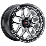 Weld Racing 15x10 Laguna Bead Lock 5x120 ET46 BS7.25 Gloss BLK MIL DIA 78.1