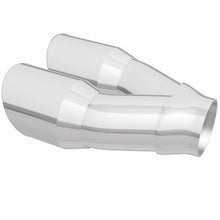 Load image into Gallery viewer, MagnaFlow Double Wall 3in Dual Round Polished Tip 2.25in Inlet - DTX Performance