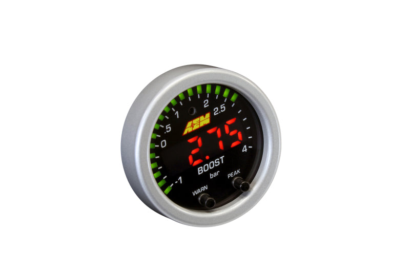 AEM X-Series Boost Pressure -30inHg 60psi Gauge Kit - DTX Performance