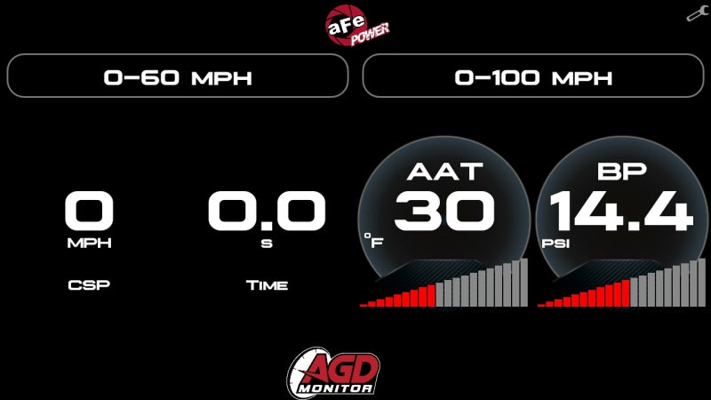 aFe AGD Advanced Gauge Display Digital 5.5in Monitor 08-18 Dodge/RAM/Ford/GM Diesel Trucks - DTX Performance