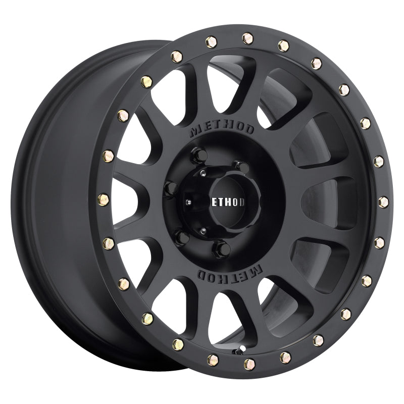 Method MR305 NV 20x9 +18mm Offset 6x135 94mm CB Matte Black Wheel - DTX Performance