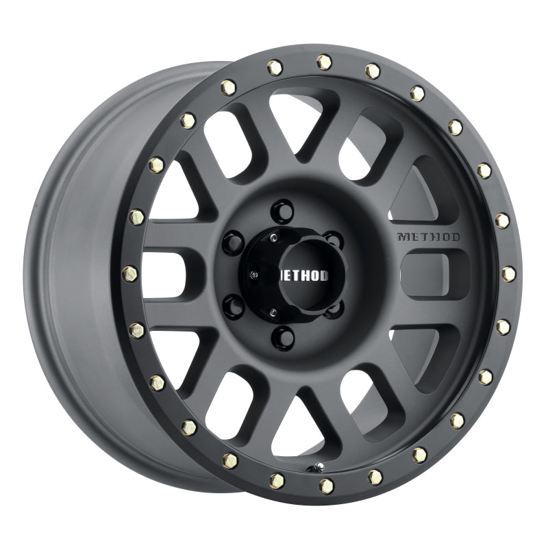 Method MR309 Grid 17x8.5 0mm Offset 6x5.5 108mm CB Titanium/Black Street Loc Wheel - DTX Performance