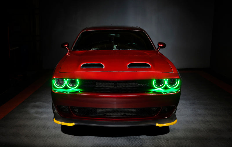 Oracle 15-21 Dodge Challenger Dynamic Surface Mount Headlight Halo Kit - ColorSHIFT - Dynamic - DTX Performance