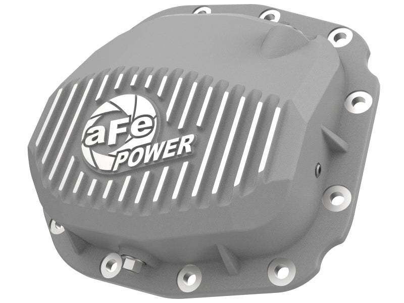 aFe Street Series Rear Differential Cover Raw w/ Fins 15-19 Ford F-150 (w/ Super 8.8 Rear Axles) - DTX Performance