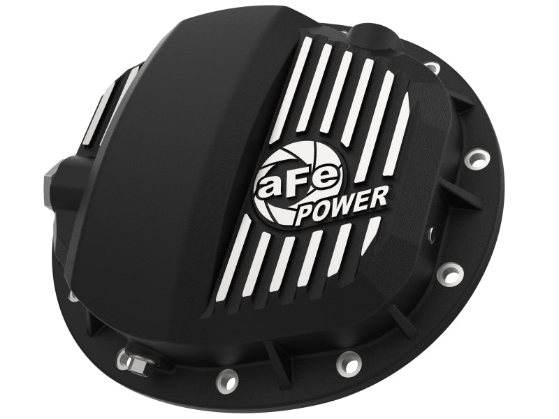 aFe Pro Series GMCH 9.5 Rear Diff Cover Black w/ Machined Fins 19-20 GM Silverado/Sierra 1500 - DTX Performance