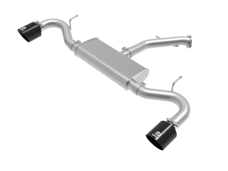 aFe Takeda Series 2.5in 409 SS Axle-Back Exhaust 18-20 Hyundai Elantra GT L4-1.6L(t) w/ Black Tips - DTX Performance