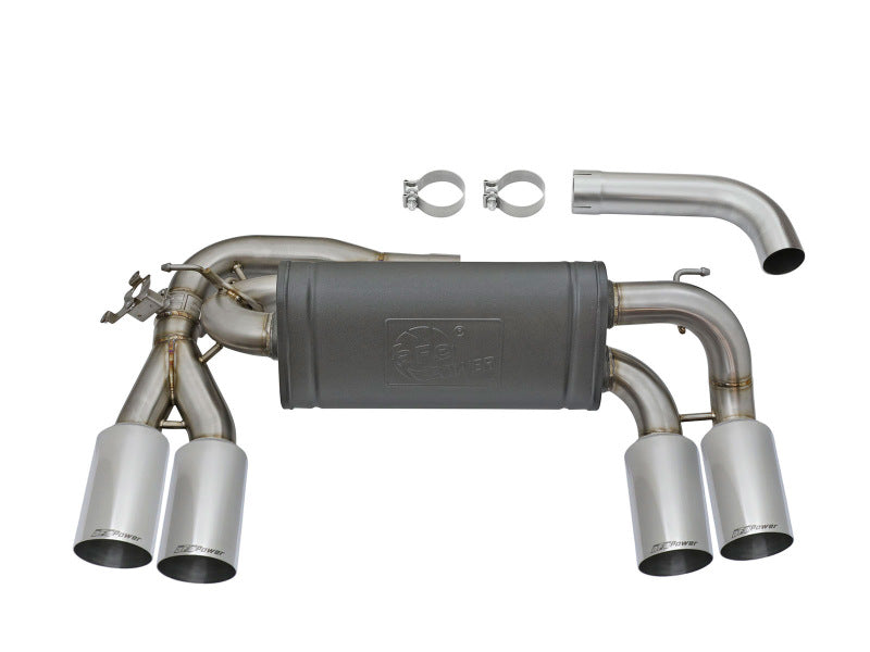 aFe MACHForce XP 3in - 2 1/2in Axle Back 304SS Exhaust w/ Polished Tips 16-17 BMW M2 (f87) - DTX Performance