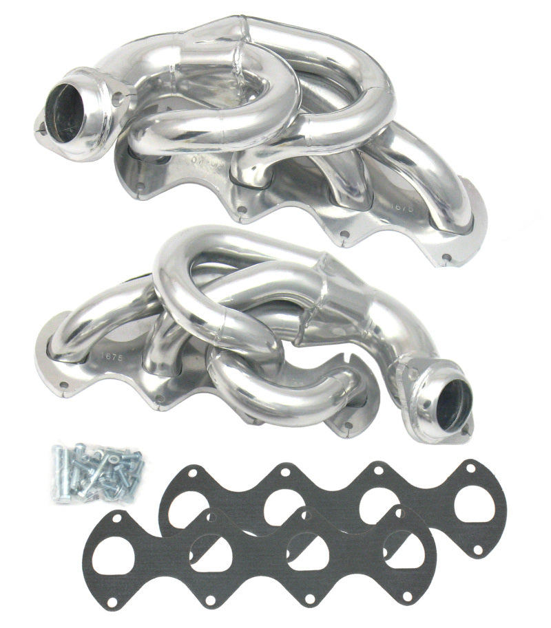 JBA 05-10 Ford Mustang 4.6L 3V 1-5/8in Primary Silver Ctd Cat4Ward Header - DTX Performance