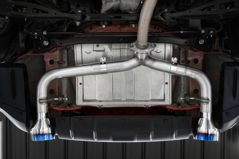 MBRP 2022 Subaru BRZ 2.4L/Toyota GR86 2.4L 2.5in Dual Split Rear Exit w/5in OD CF Tips - T304 - DTX Performance