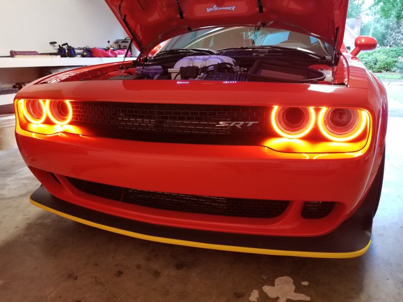 Oracle 15-21 Dodge Challenger Dynamic Surface Mount Headlight Halo Kit - ColorSHIFT - Dynamic - DTX Performance