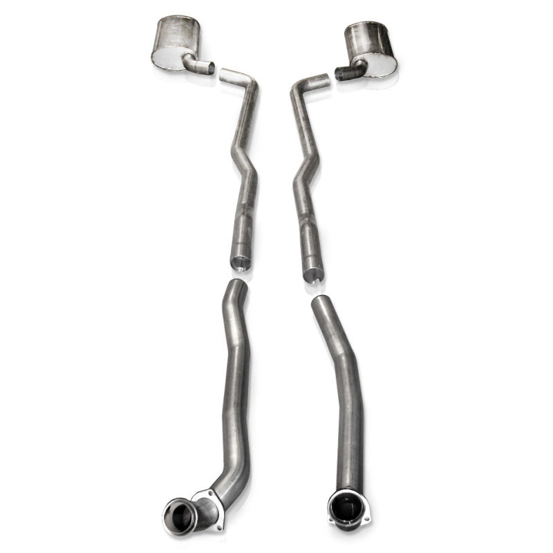 Stainless Works 1964-67 Corvette Exhaust BB Automatic Trans 2-1/2in Factory Connect - DTX Performance