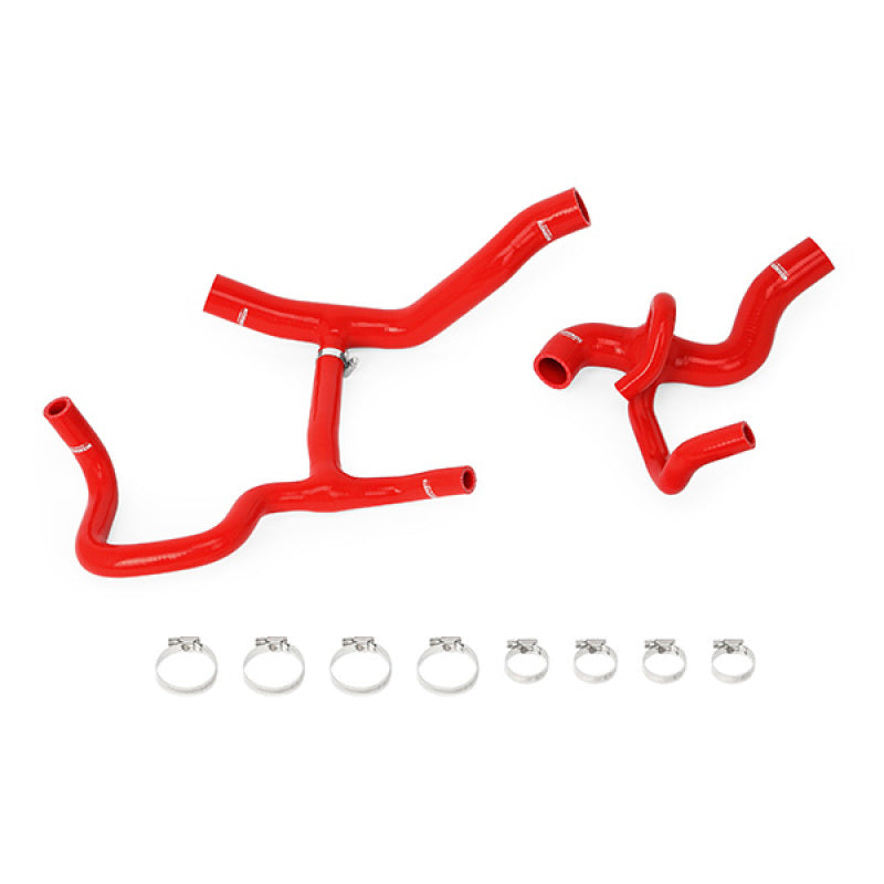 Mishimoto 2016+ Chevrolet Camaro V6 Silicone Radiator Hose Kit (w/ HD Cooling Package) - Red - DTX Performance