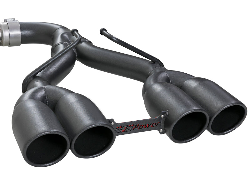 aFe Rebel Series 2.5in 304 SS Cat-Back Exhaust w/ Black Tip 18-20 Jeep Wrangler (JL) - DTX Performance