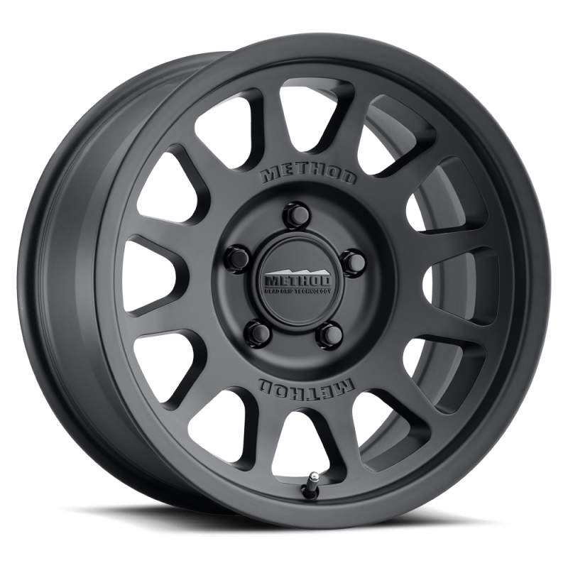 Method MR703 17x8.5 +25mm Offset 5x5 71.5mm CB Matte Black Wheel - DTX Performance