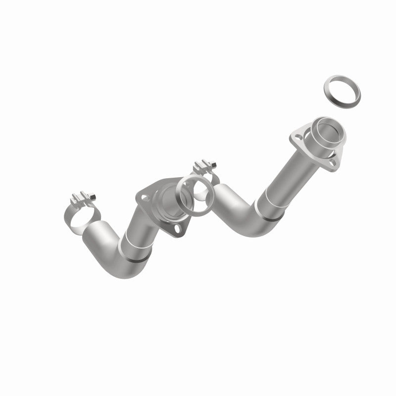 MagnaFlow 66-72 Chevy C10 Pickup V8 2-Piece Front Exhuast Pipe Kit (2in Tubing/Clamps/Inlet Flanges) - DTX Performance