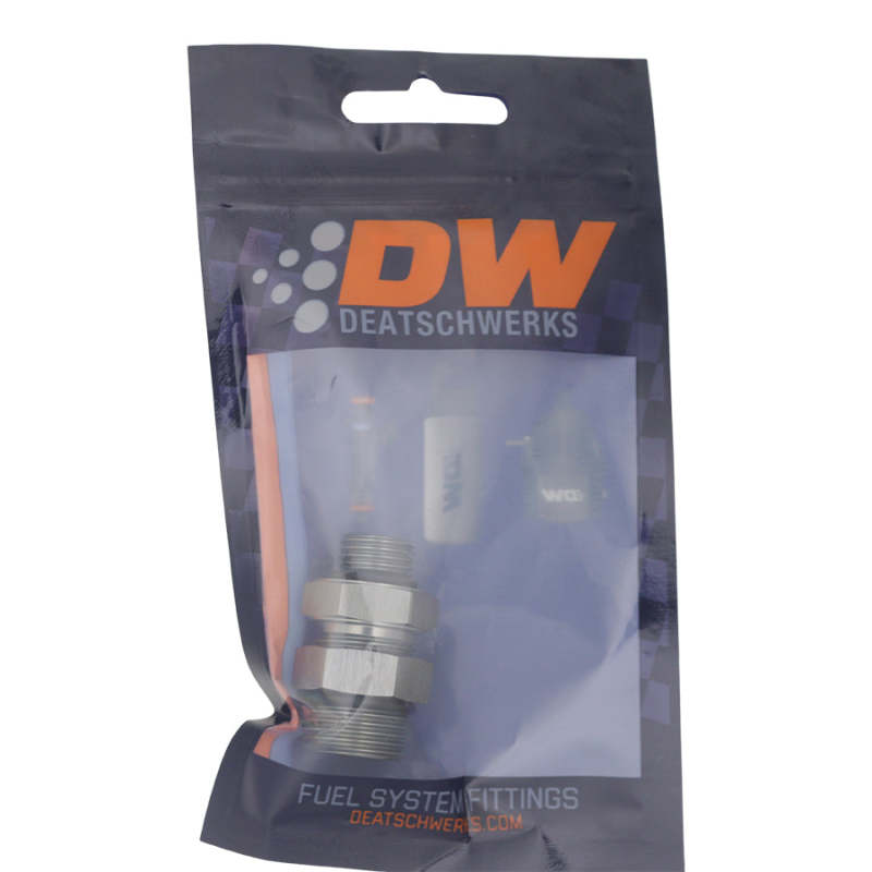 DeatschWerks 6AN ORB Male to 8AN ORB Male Swivel Adapter - Anodized DW Titanium - DTX Performance