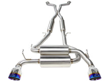 Load image into Gallery viewer, aFe Takeda 2-1/2in 304SS Cat-Back Exhaust Infiniti G37 08-13/Q60 14-15 V6-3.7 w/ Blue Flame Tips - DTX Performance