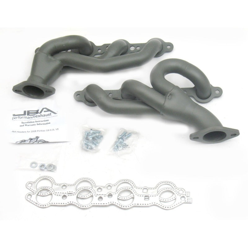 JBA 08-09 Pontiac G8 6.0/6.2L LS 1-3/4in Primary Ti Ctd Cat4Ward Header - DTX Performance